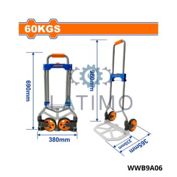Diable pliable 60kg-Wadfow