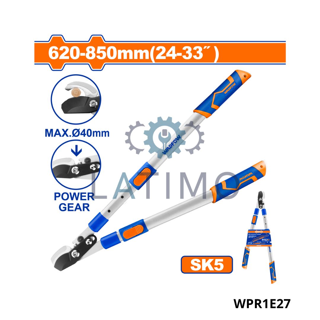 WADFOW Secateur 2 mains telescopique 850mm WPR1E27 Secateur 2 mains telescopique 850mm-Wadfow