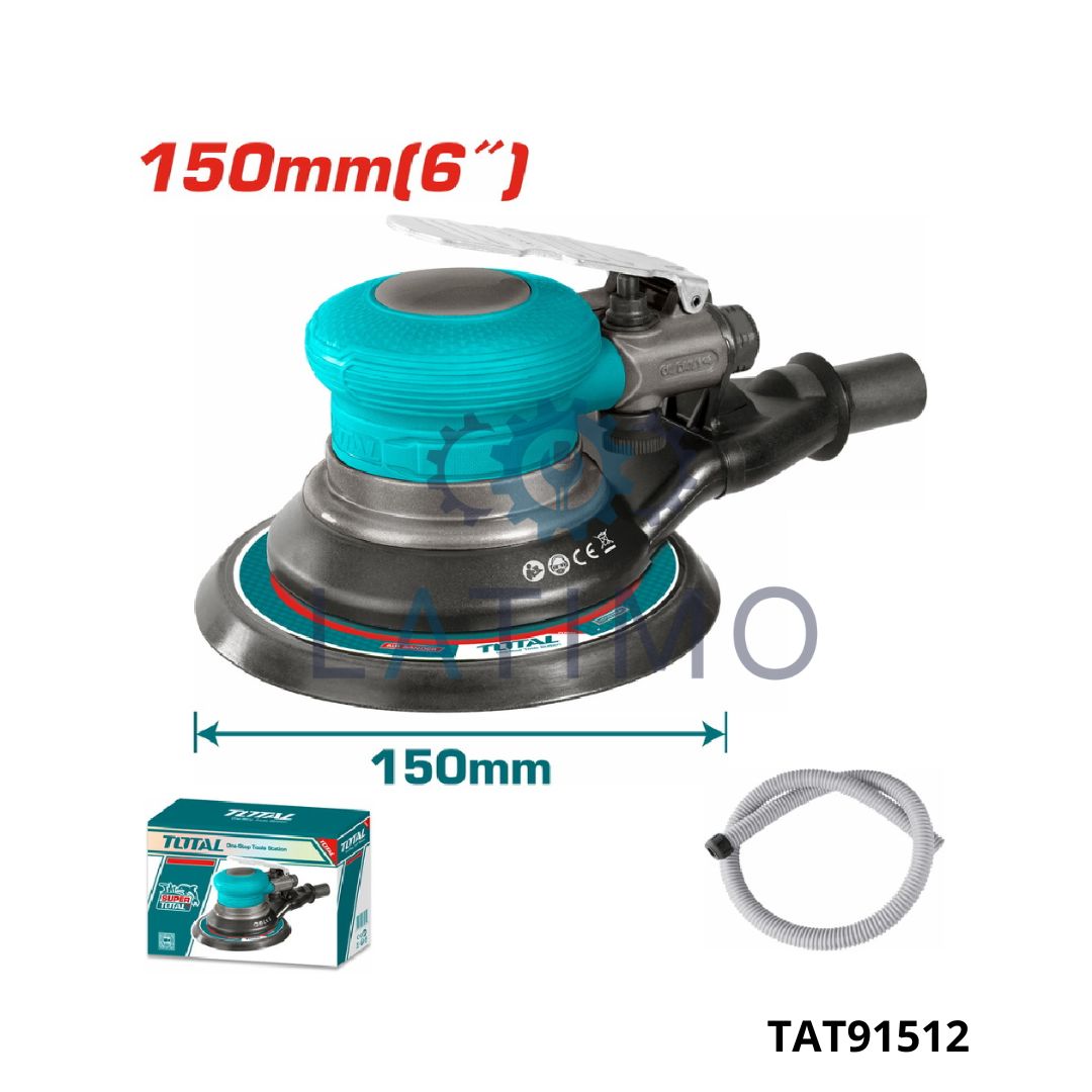 TOTAL Ponceuse pneumatique 150mm TAT91512 Ponceuse pneumatique 150mm-Total