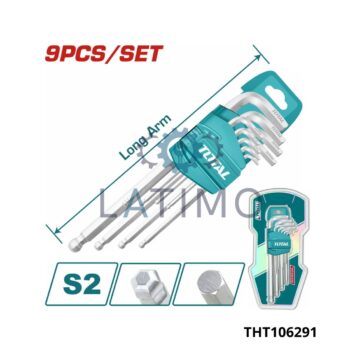 Jeu de cle male 1.5-10mm-Total