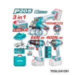 TOTAL Pack electroportatif 3en1 TOSLI241291