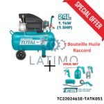 TOTAL Pack compresseur 24L 1.5kw TC2202461E-TATK051