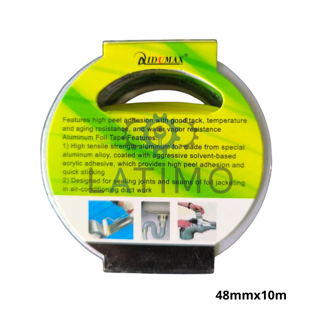 Scotch aluminium haute resistance 10m-DIDUMAX Scotch aluminium haute resistance 10m-DIDUMAX