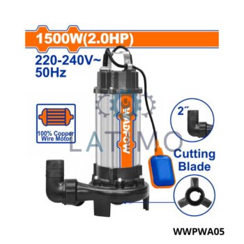 Pompe vide cave 1500w 2hp-Wadfow