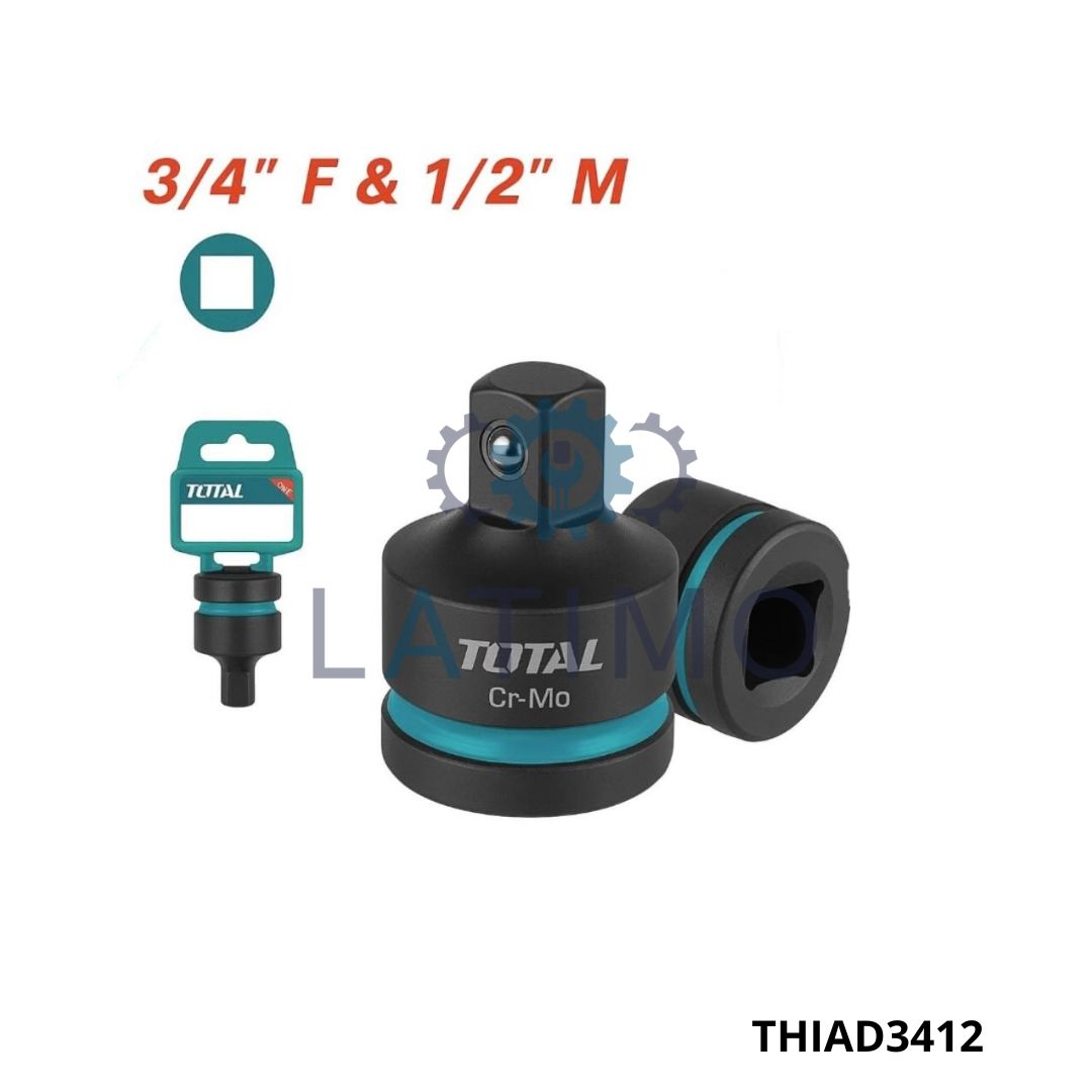 TOTAL Adaptateur 3/4f 12m THIAD3412 Adaptateur 3/4f 12m-TOTAL