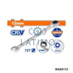 WADFOW Cle mixte a cliquet 12mm crv WSA5112
