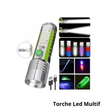 torche led multifonction rechargeable