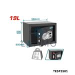 TOTAL Coffre fort electrique TESF2501