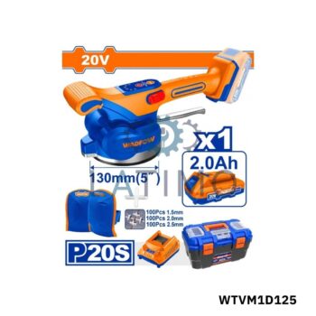 WADFOW Machine vibreur a batterie WTVM1D125