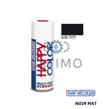 SARATOGA Peinture noir mat 400ml