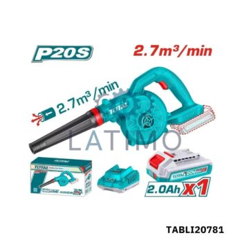 TOTAL P20s souffleur sans fil 20v TABLI20781