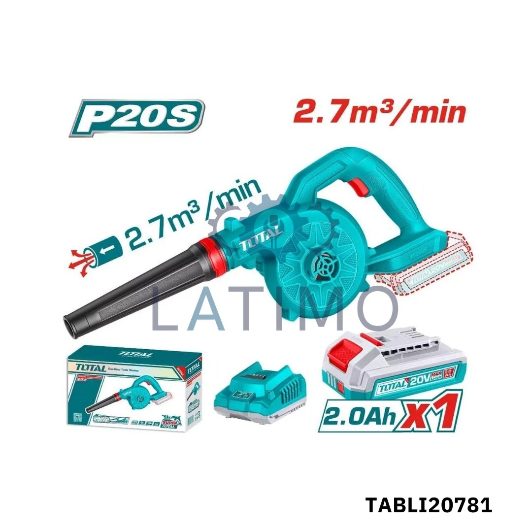 TOTAL P20s souffleur sans fil 20v TABLI20781 TOTAL P20s souffleur sans fil 20v TABLI20781