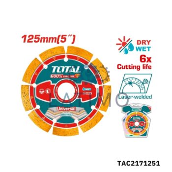 TOTAL Disque diamant universel 125mm TAC2171251