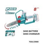 TOTAL Scie a chaine 8 pouce sans batterie sans chargeur TGSLI2088