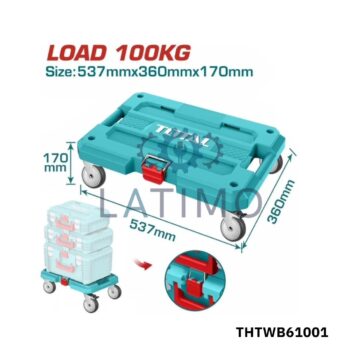 TOTAL Plateau roulant max 100kg THTWB61001