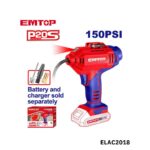 EMTOP Compresseur portatif 10bar sans batterie ELAC2018