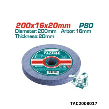 TOTAL Roue a meuler d200 p80 TAC2008017