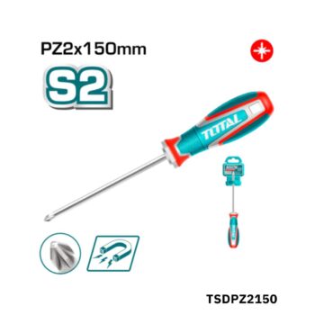 TOTAL Tournevis pz 2x150mm TSDPZ2150