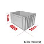 LATIMO Caisse industriel 40x30x22cm c3 ART03531
