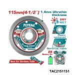 TOTAL Disque diamant a beton 115mm TAC2151151