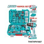 TOTAL Pack visseuse 20v 166 pcs THKTHP41667