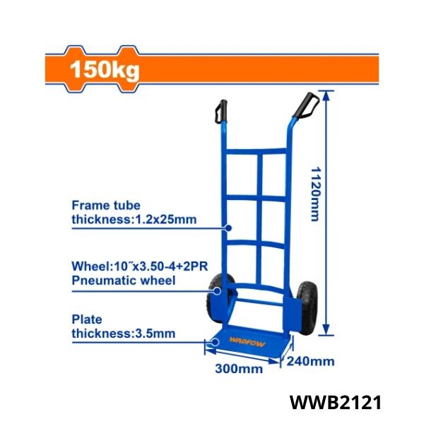 WADFOW Chariot 2 roues 150kg WWB2121 WADFOW Chariot 2 roues 150kg WWB2121