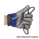 LATIMO gants metal anti coupure ART03645