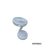 LATIMO Mini Ventilateur Rechargeable ART03821 compact, silencieux et rechargeable USB. Idéal pour bureau, voyage et maison au meilleur prix en Tunisie.