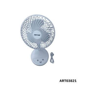 LATIMO Mini Ventilateur Rechargeable ART03821 compact, silencieux et rechargeable USB. Idéal pour bureau, voyage et maison au meilleur prix en Tunisie.