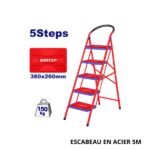 EMTOP Escabeau en acier 5M ESLR1051