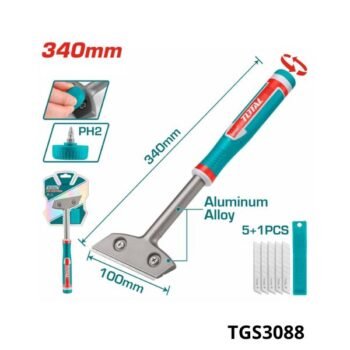 TOTAL Grattoir a metal 340MM TGS3088