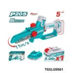TOTAL Scie a chaine 20v + chargeur TGSLI20561