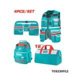 TOTAL Ensemble de 4 moyens pour rangement TOS230912