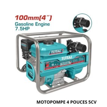 TOTAL Motopompe 4pouces 5cv TP3406