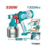 TOTAL Pistolet de peinture 530w TT45061