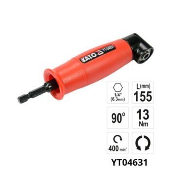 YATO Adaptateur d'angle 1/4 YT04631