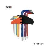 YATO Jeu de 9 cles mal hex 1.5-10mm s2 long YT05631