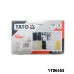 YATO Assortiment 345 clips garniture peugeot YT06653