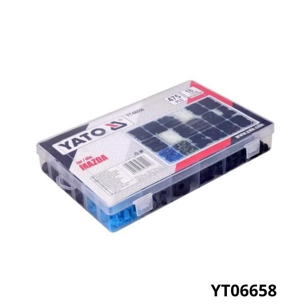 YATO Assortiment 475 clips garniture mazda YT06658 YATO Assortiment 475 clips garniture mazda YT06658