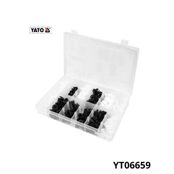YATO Assortiment 370 clips garniture mitsubishi YT06659 YATO Assortiment 370 clips garniture mitsubishi YT06659