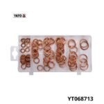 YATO Assortiment de 95 joints toriques en cuivre pour air YT068713
