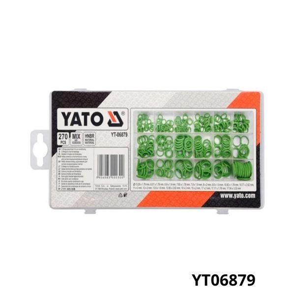 YATO Assortiment 270 joints torique hnbr pour climatisation YT06879 YATO Assortiment 270 joints torique hnbr pour climatisation YT06879