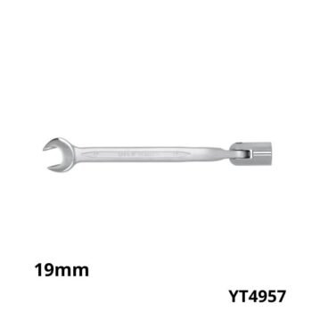 YATO Cle double fourche douille articulee 19mm YT4957
