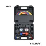 YATO Kit diagnostic systeme climatisation auto r-134a 6 pcs YT72990