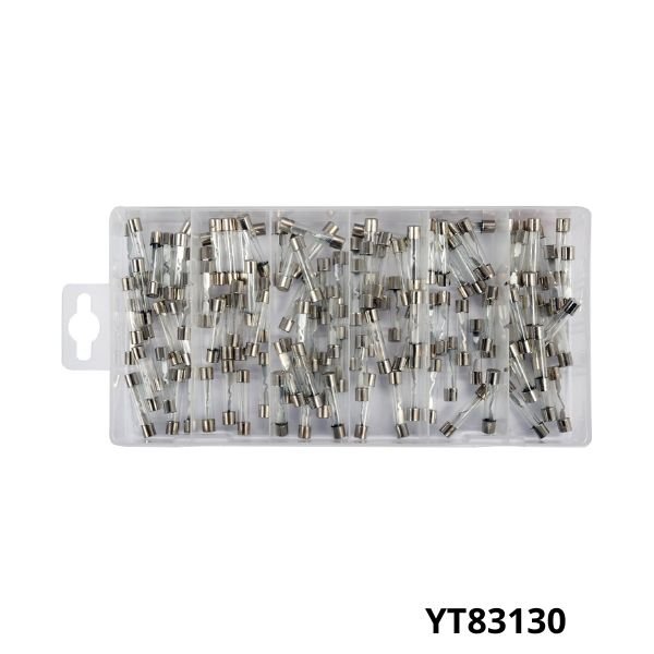 YATO Assortiment 120 fusibles en verre 6x30mm YT83130 YATO Assortiment 120 fusibles en verre 6x30mm YT83130