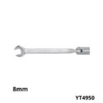 YATO Cle double fourche douille articulee 8mm YT4950