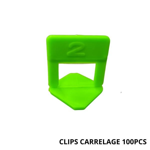 LATIMO Clips carrelage 100 pcs 2mm ART03869 LATIMO Clips carrelage 100 pcs 2mm ART03869