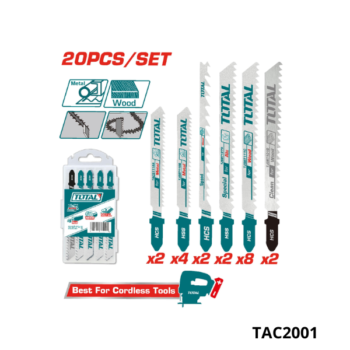 TOTAL Jeux 20 lames scie sauteuse TAC2001
