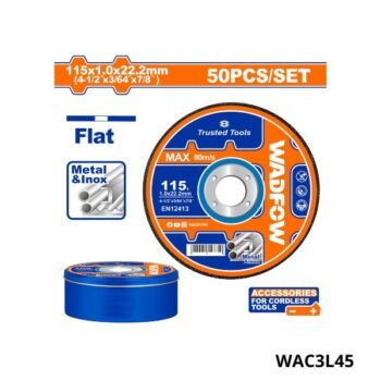 WADFOW Jeu de 50 disques inox 115×1 mm WAC3L45