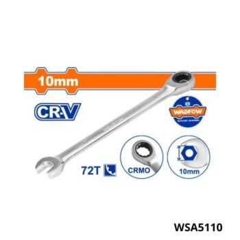 WADFOW Clé mixte à cliquet 10 mm WSA5110